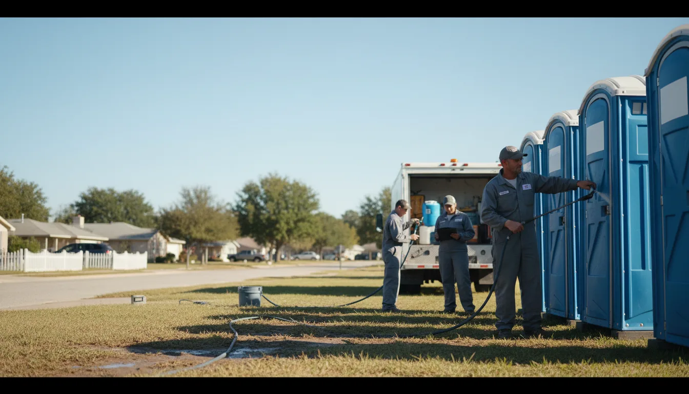 Long-Term Portable Toilet Rental in Lefors, TX near me